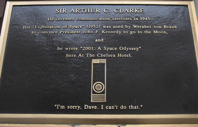 Placa de Arthur C. Clarke